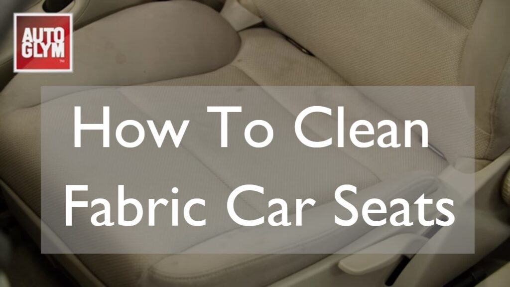 How to Clean Car Seats Fabric Yourself